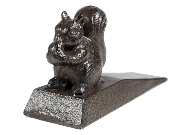 Cast Iron Squirrel Door Wedge
